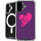 Purple Musical Notes iPhone 16 Plus MagSafe Case