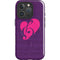 Purple Musical Notes iPhone 16 Pro Magsafe Impact Case