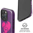 Purple Musical Notes iPhone 16 Pro Magsafe Impact Case