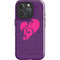 Purple Musical Notes iPhone 16 Pro Max Impact Case