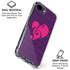 Purple Musical Notes iPhone 16e Clear Case