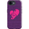 Purple Musical Notes iPhone 16e Impact Case