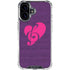 Purple Musical Notes iPhone 17 Clear Case