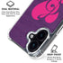 Purple Musical Notes iPhone 17 Clear Case