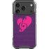 Purple Musical Notes iPhone 18 Pro Clear Case