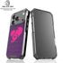 Purple Musical Notes iPhone 18 Pro Clear Case