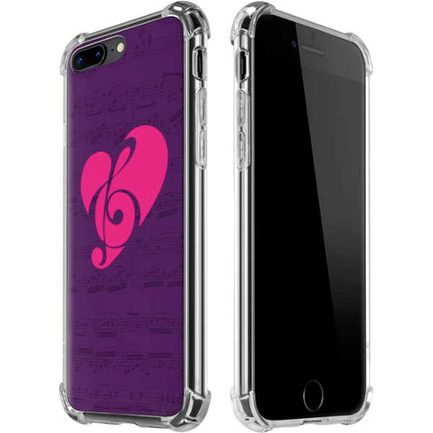 Purple Musical Notes iPhone Cases
