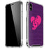 Purple Musical Notes iPhone X/XS Clear Case