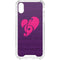 Purple Musical Notes iPhone XS Clear Case