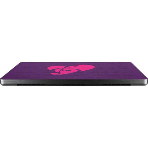 Purple Musical Notes Apple MacBook Pro 14-inch Skin