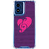 Purple Musical Notes Moto G 5G (2024) Clear Case