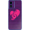 Purple Musical Notes Moto G Play 4G (2024) Skin
