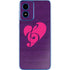 Purple Musical Notes Moto G Play 4G (2024) Skin