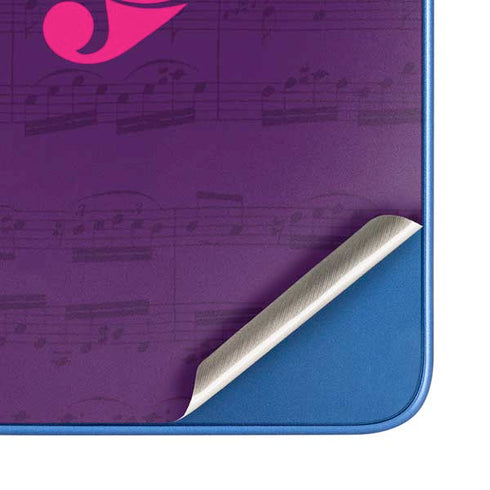 Purple Musical Notes Moto G Play 4G (2024) Skin