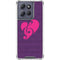Purple Musical Notes Moto G Stylus 5G (2025) Clear Case