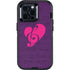 Purple Musical Notes Otterbox Defender iPhone Skin
