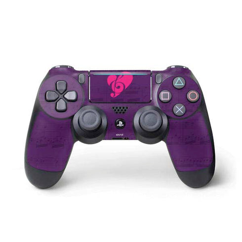 Purple Musical Notes PS4 Pro/Slim Controller Skin