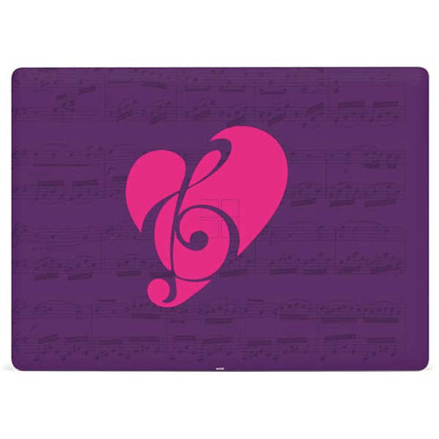 Purple Musical Notes Surface Laptop 2 Skin