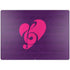 Purple Musical Notes Surface Laptop 7 13.8in Skin