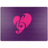Purple Musical Notes Surface Laptop 7 15in Skin