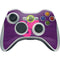 Purple Musical Notes Xbox 360 Wireless Controller Skin