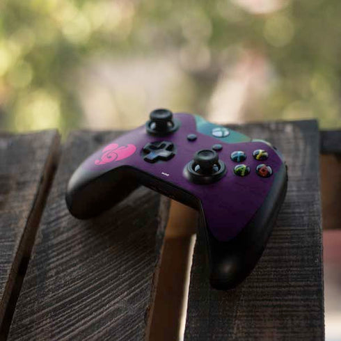 Purple Musical Notes Xbox One Controller Skin