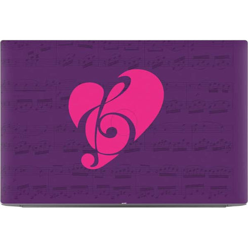 Purple Musical Notes Dell XPS Skin