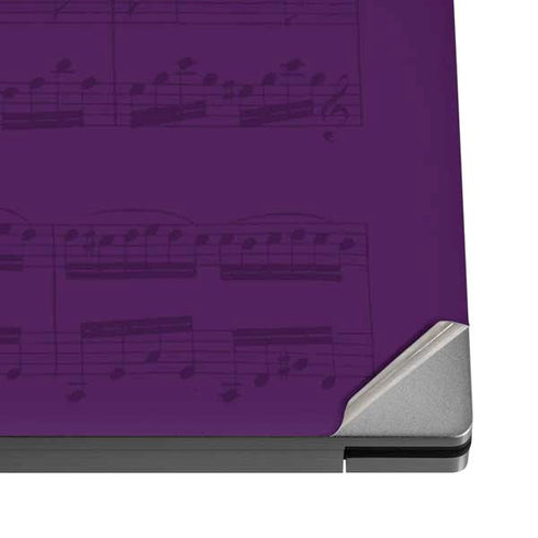 Purple Musical Notes Dell XPS Skin