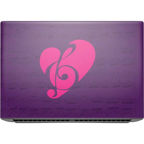 Purple Musical Notes HP ZBook Fury 16 G10 Skin