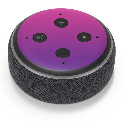 Purple Ombre Amazon Echo Dot Skin