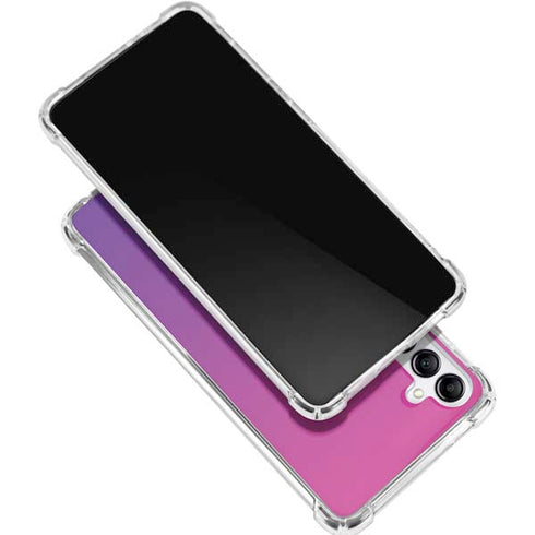 Purple Ombre Gabb Phone 4 Clear Case
