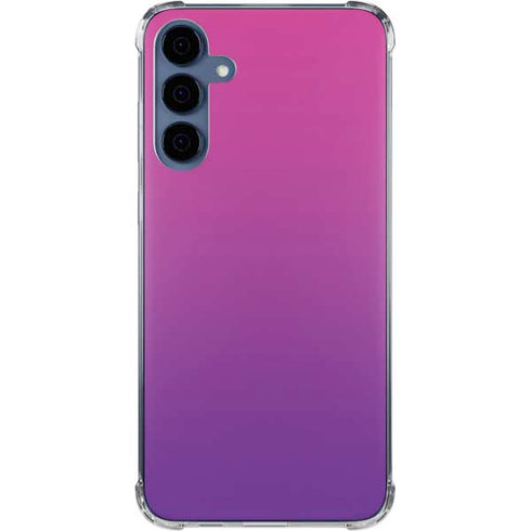 Purple Ombre Galaxy A35 5G Clear Case