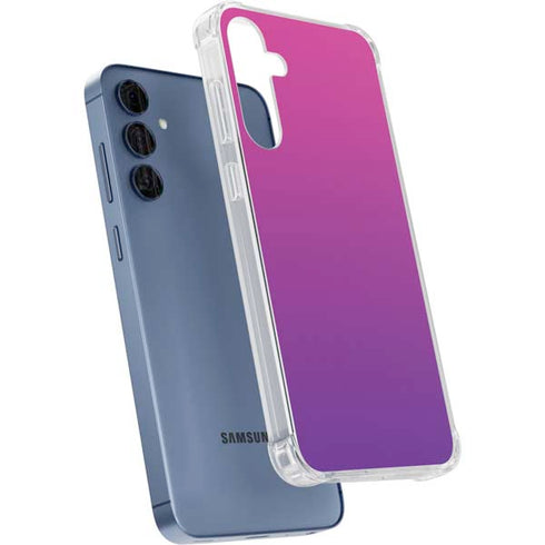 Purple Ombre Galaxy A35 5G Clear Case