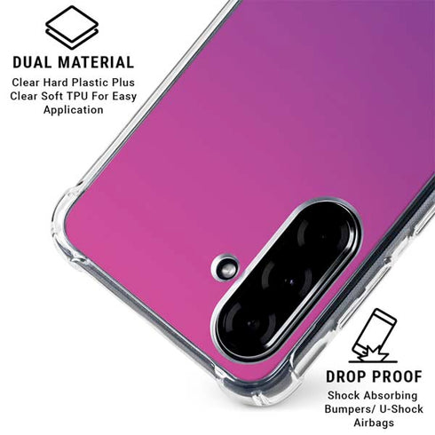 Purple Ombre Galaxy A36 5G Clear Case