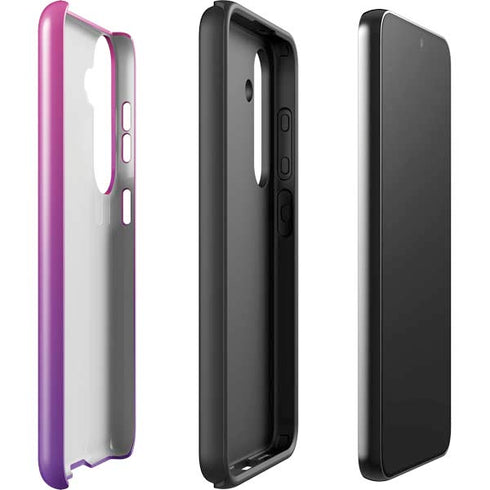 Purple Ombre Galaxy S25 Impact Case