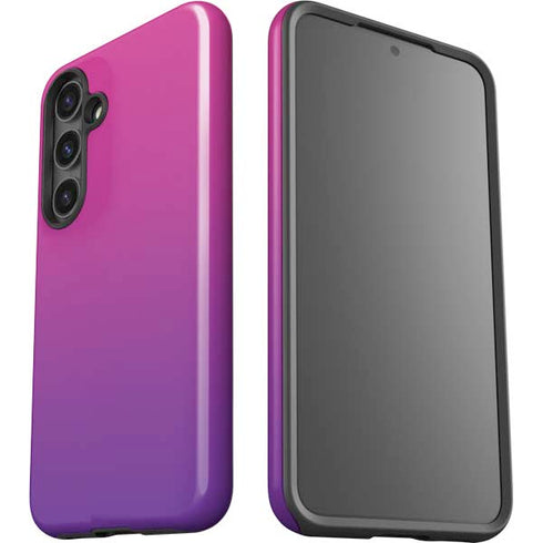 Purple Ombre Galaxy S25 Impact Case