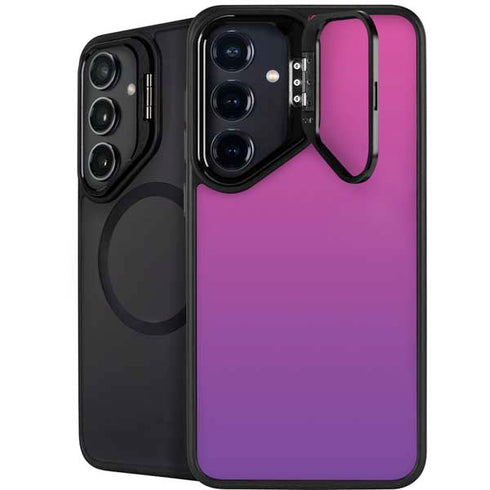 Purple Ombre Galaxy S25 Kickstand Case