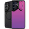 Purple Ombre Galaxy S25 Kickstand Case