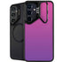 Purple Ombre Galaxy S25 Kickstand Case