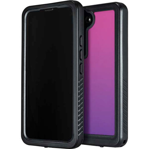 Purple Ombre Galaxy S24 Plus Waterproof Case