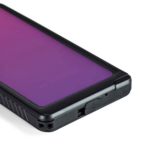 Purple Ombre Galaxy S24 Ultra Waterproof Case