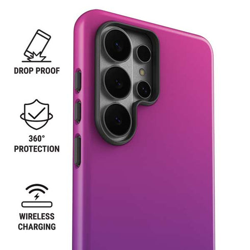 Purple Ombre Galaxy S26 Ultra Impact Case