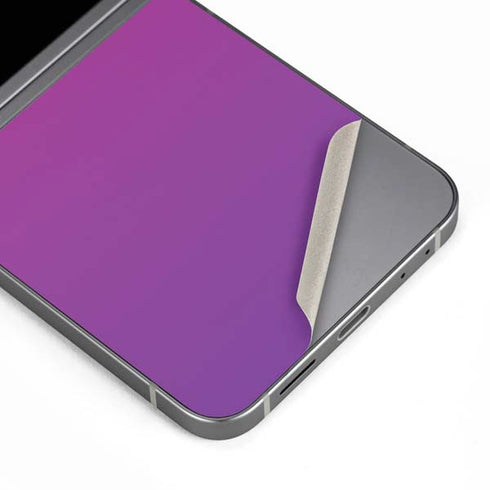 Purple Ombre Galaxy Z Flip6 Skin
