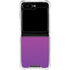 Purple Ombre Galaxy Z Flip6 Clear Case