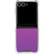 Purple Ombre Galaxy Z Flip7 Clear Case