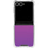 Purple Ombre Galaxy Z Flip7 Clear Case