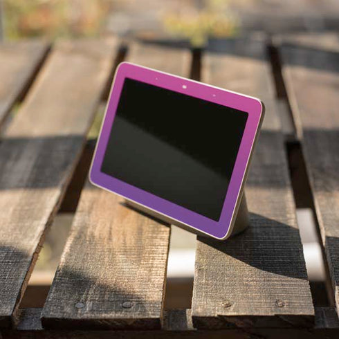 Purple Ombre Google Home Hub Skin