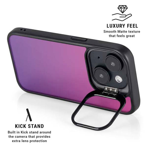 Purple Ombre iPhone 15 Kickstand Case
