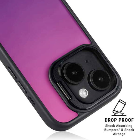 Purple Ombre iPhone 15 Kickstand Case