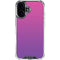 Purple Ombre iPhone 16 Plus Clear Case